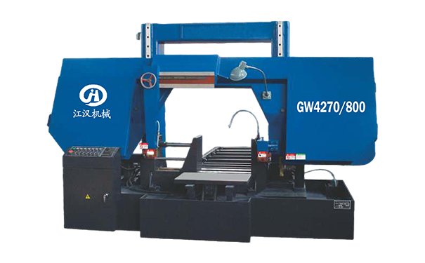 黄潭镇GW4270/800双柱龙门卧式带锯床